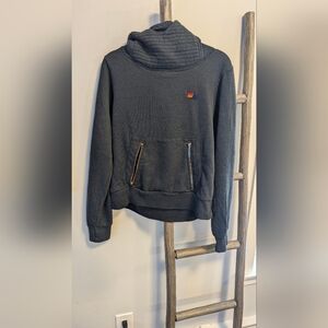 Aviator Nation Ninja Pullover Hoodie, blue size S